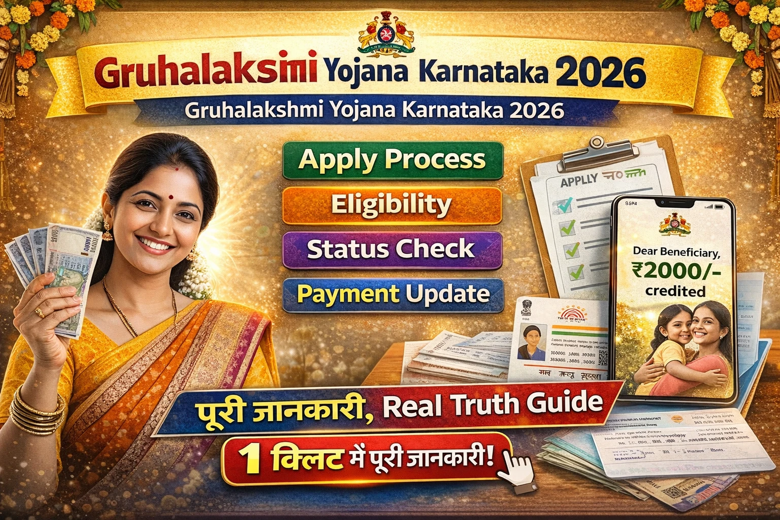 Gruhalakshmi Yojana Karnataka